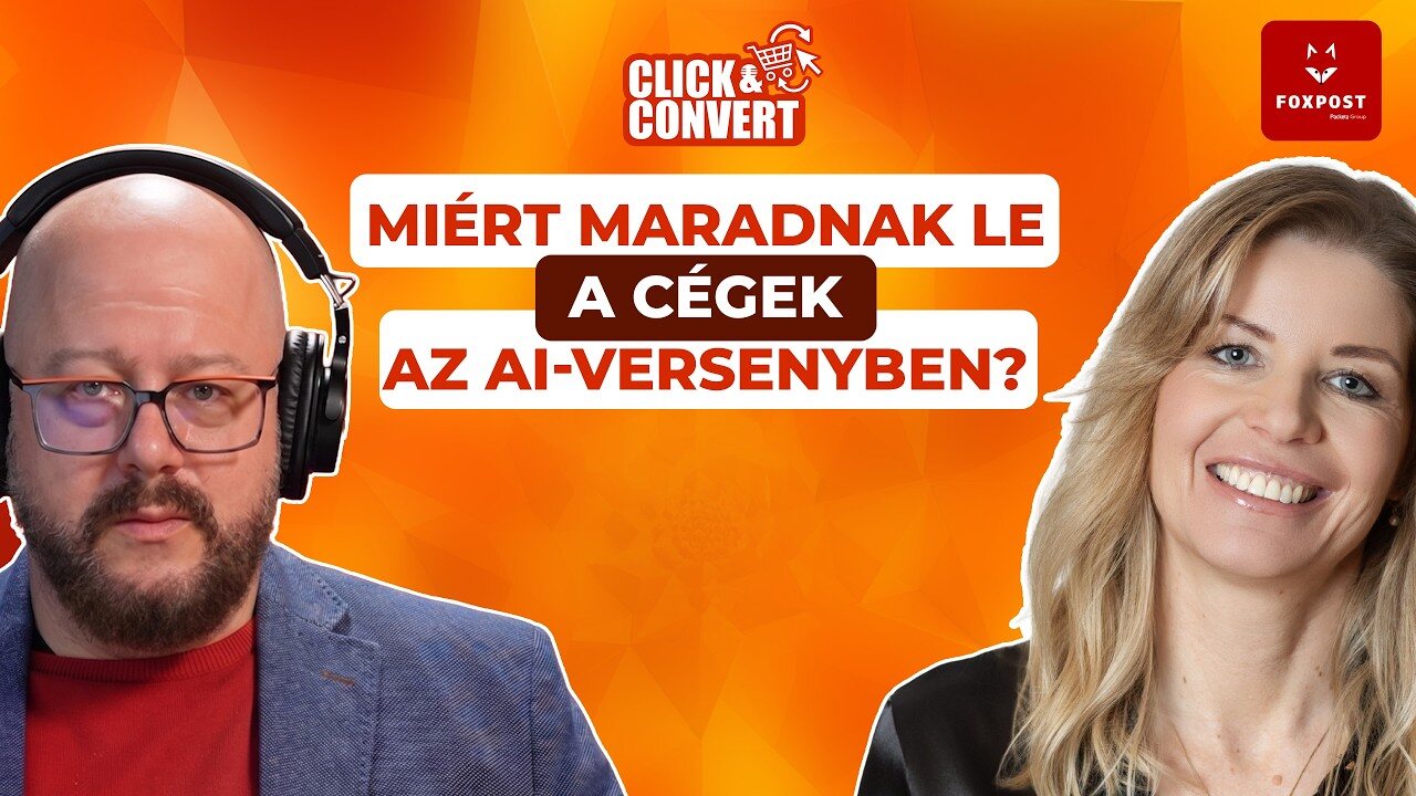 Beatrix Meszaros on the Click & Convert podcast discussing why companies fall behind in the AI race